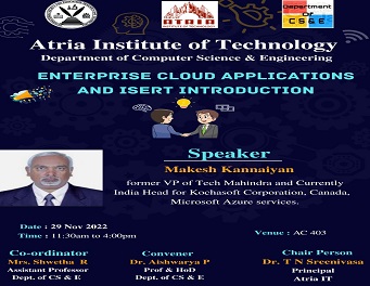 Atria Institute of Technology | MBAUniverse.com